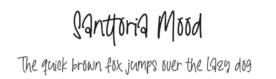 Santtoria Mood by Colllab Studio — Script Handwritten Font