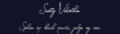 Santty Velvethia by Faceless Creative — Script Handwritten Font — thumbnail 2