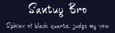 Santuy Bro by Reffan Suseno — Script Handwritten Font — thumbnail 2