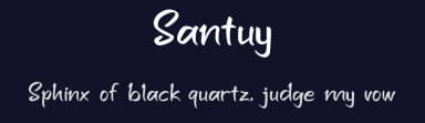 Santuy by Monoco Type Foundry — Script Handwritten Font — thumbnail 2