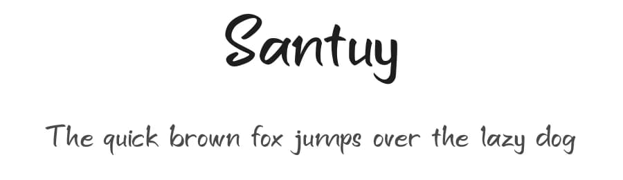 Santuy by Monoco Type Foundry — Script Handwritten Font — preview 1