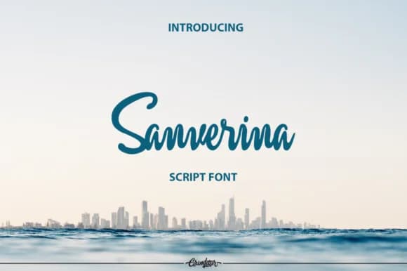 Sanverina Font by grimletter — Script Handwritten Font