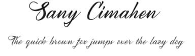 Sany Cimahen by StringLabs Creative Studio — Script Handwritten Font — thumbnail 1