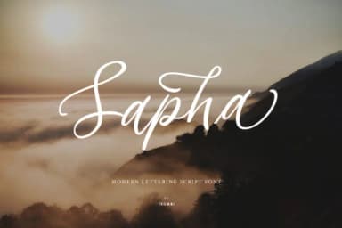 Sapha Font by Tegaki — Script Handwritten Font — thumbnail 1