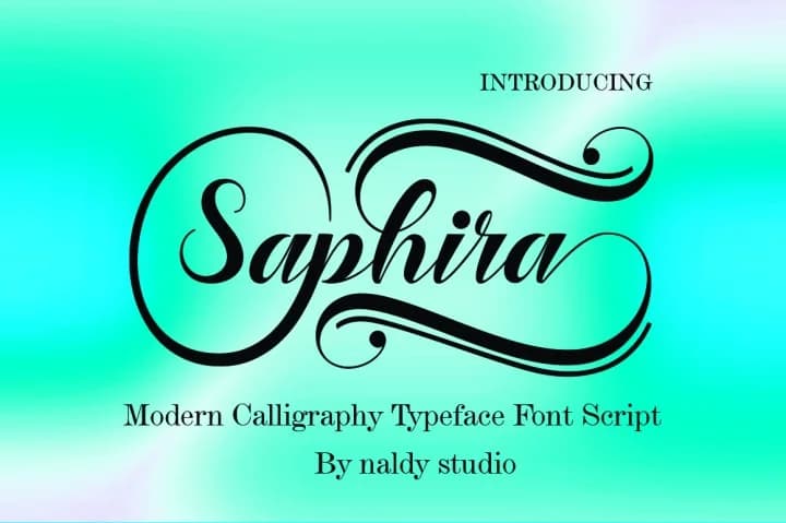 Saphira Font by naldystudio — Script Handwritten Font — preview 1