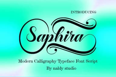 Saphira Font by naldystudio — Script Handwritten Font — thumbnail 1