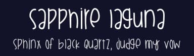 Sapphire Laguna by Des Gomez — Script Handwritten Font — thumbnail 2