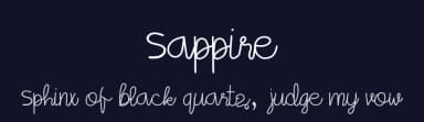 Sappire by Afif Choirul Rohmah — Script Handwritten Font — thumbnail 2