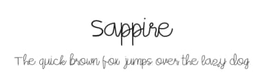 Sappire by Afif Choirul Rohmah — Script Handwritten Font — thumbnail 1