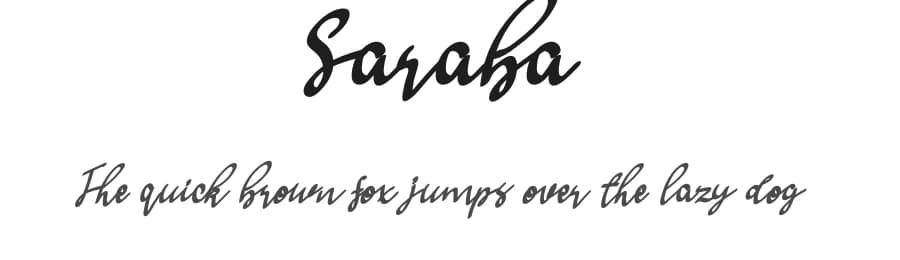 Saraba by Lontong Lodeh — Script Handwritten Font