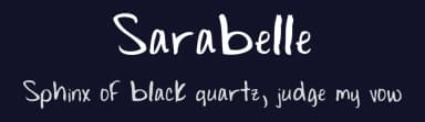 Sarabelle by AJ Paglia — Script Handwritten Font — thumbnail 2