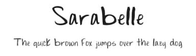 Sarabelle by AJ Paglia — Script Handwritten Font — thumbnail 1