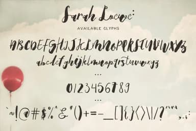 Sarah Loewe Font by Blue Robin Design Shop — Script Handwritten Font — thumbnail 6