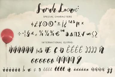Sarah Loewe Font by Blue Robin Design Shop — Script Handwritten Font — thumbnail 7