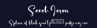 Sarah Jason by Kong Font — Script Handwritten Font — thumbnail 2