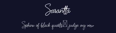Sarantta by Rzky Cnra Studio — Script Handwritten Font — thumbnail 2