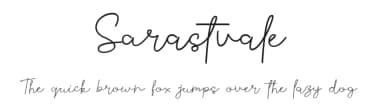 Sarastvale by Creacy-Std — Script Handwritten Font — thumbnail 1