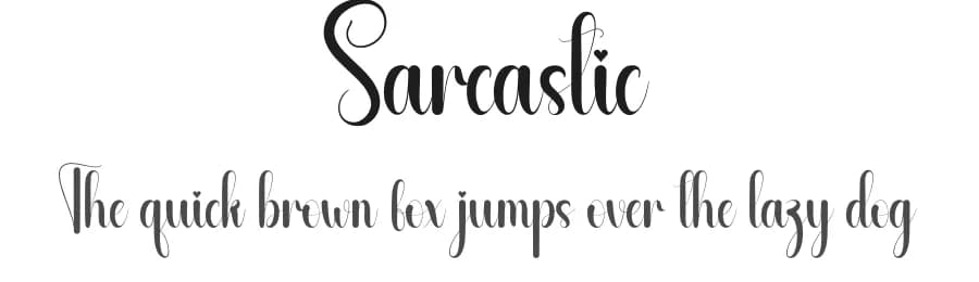 Sarcastic by Andi Moz — Script Handwritten Font