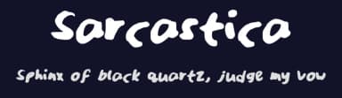 Sarcastica by Lttg — Script Handwritten Font — thumbnail 2