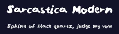Sarcastica Modern by Lttg — Script Handwritten Font — thumbnail 2