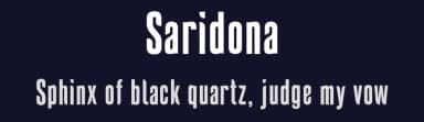 Saridona by Yan Nugraha — Sans Serif Font — thumbnail 2