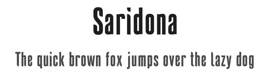 Saridona by Yan Nugraha — Sans Serif Font