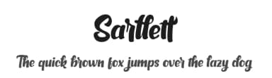 Sarllett by DumadiStyle — Script Handwritten Font — thumbnail 1
