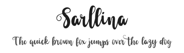 Sarllina by Aqeela Studio — Script Handwritten Font