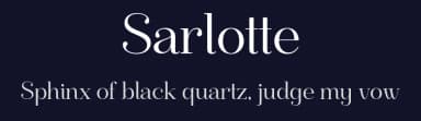 Sarlotte by Attract Studio — Serif Font — thumbnail 2