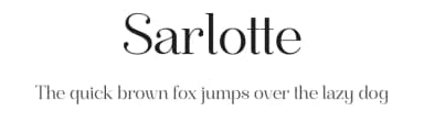 Sarlotte by Attract Studio — Serif Font — thumbnail 1