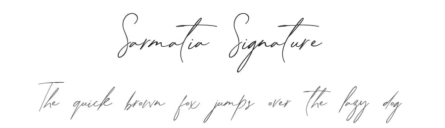 Sarmatia Signature by UI Creative — Script Handwritten Font
