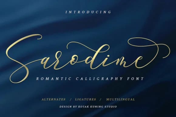 Sarodime Font by Kotak Kuning Studio — Script Handwritten Font