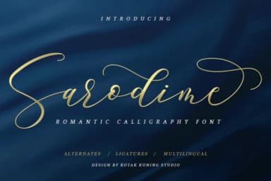 Sarodime Font by Kotak Kuning Studio — Script Handwritten Font — thumbnail 1
