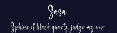 Sasa by NJ Studio — Script Handwritten Font — thumbnail 2
