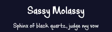Sassy Molassy by Brittney Murphy Design — Script Handwritten Font — thumbnail 2