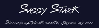 Sassy Stark by JSH creates — Script Handwritten Font — thumbnail 2