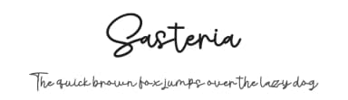 Sasteria by Hendra Pratama — Script Handwritten Font — thumbnail 1