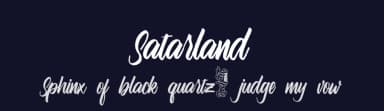 Satarland by Rochart Studio — Script Handwritten Font — thumbnail 2