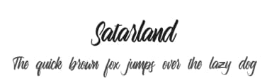 Satarland by Rochart Studio — Script Handwritten Font — thumbnail 1