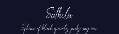 Sathela by Mytype Studio — Script Handwritten Font — thumbnail 2
