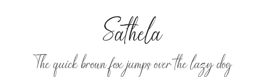 Sathela by Mytype Studio — Script Handwritten Font — preview 1