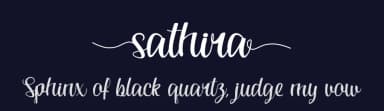 Sathira by Mabhal Studio — Script Handwritten Font — thumbnail 2