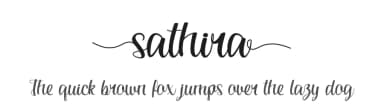 Sathira by Mabhal Studio — Script Handwritten Font — thumbnail 1