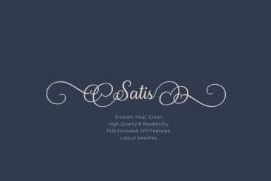 Satis Font by Creative Fabrica Fonts — Script Handwritten Font — thumbnail 1