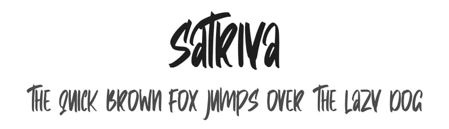 Satriya by Skiiller Studio — Script Handwritten Font