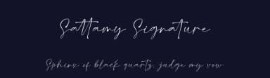 Sattamy Signature by Beautypes — Script Handwritten Font — thumbnail 2