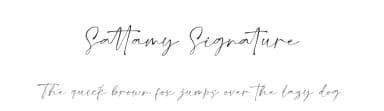 Sattamy Signature by Beautypes — Script Handwritten Font — thumbnail 1