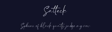 Satteck by YonType Studio — Script Handwritten Font — thumbnail 2