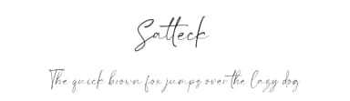 Satteck by YonType Studio — Script Handwritten Font — thumbnail 1