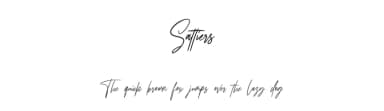 Sattiers by Maulana Creative — Script Handwritten Font — thumbnail 1